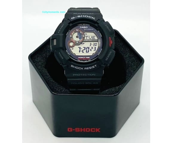 G SHOCK G 9300 1DR Master of G Mudman Solar Black Resin Men s Watch