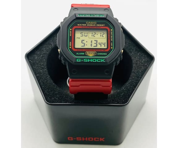 Casio g shock dw cheap 5600 red