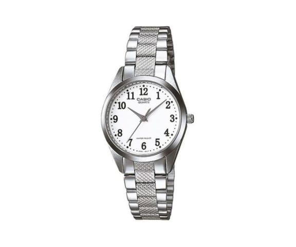 CASIO MTP-1274D-7BDF Analog White Dial Stainless Steel Men’s Watch