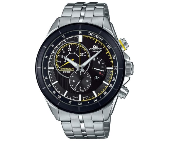 EDIFICE EFR-561DB-1AVUDF Chronograph Analog Stainless Steel Black Dial Men’s Watch