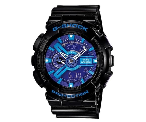 G-SHOCK GA-110HC-1ADR Analog Digital Black & Blue Dial Mens Watch