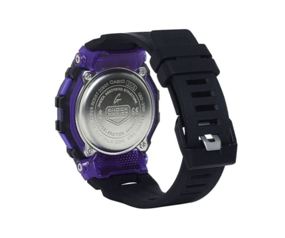 G-SHOCK GBD-200SM-1A6DR G-Squad Digital Black Resin Band Men’s Watch