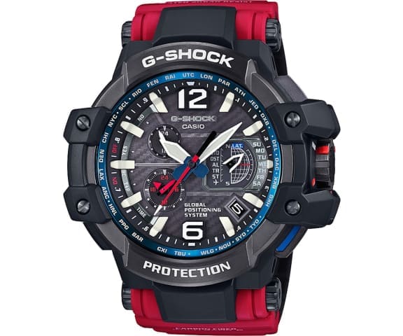 G-SHOCK GPW-1000RD-4ADR Master of G Gravitymaster GPS Red & Black Men’s Watch