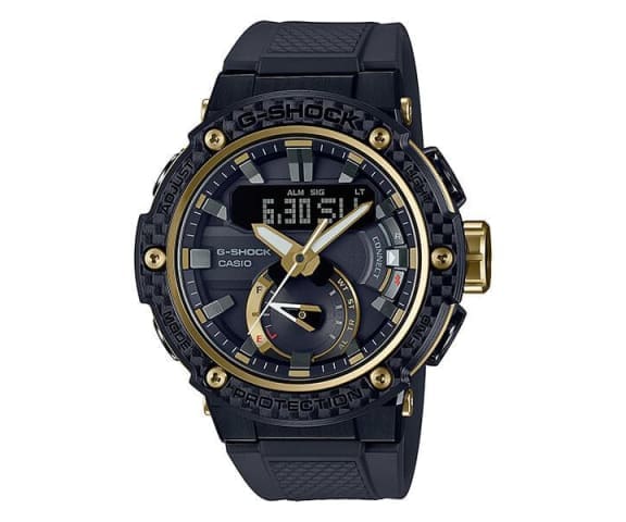 G-SHOCK GST-B200X-1A9DR G-Steel Bluetooth Carbon Core Analog-Digital Black Men’s Watch