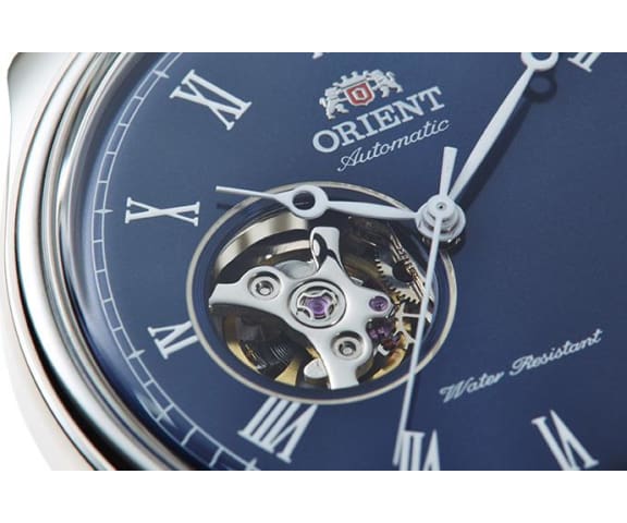 ORIENT SAG00004D0 Open Heart Automatic Analog Blue Leather Men’s Watch