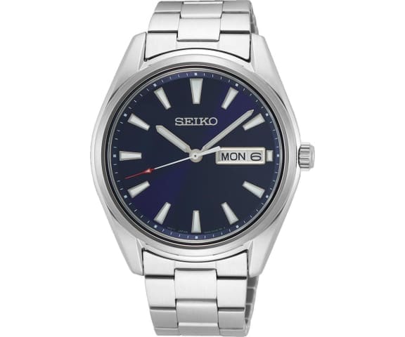 SEIKO SUR341P1 Quartz Analog Blue Dial Stainless Steel Men’s Watch